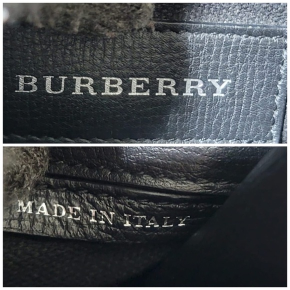 Authentic BURBERRY Derby Calfskin Vintage Check Small Macken Crossbody B… - Picture 10 of 15